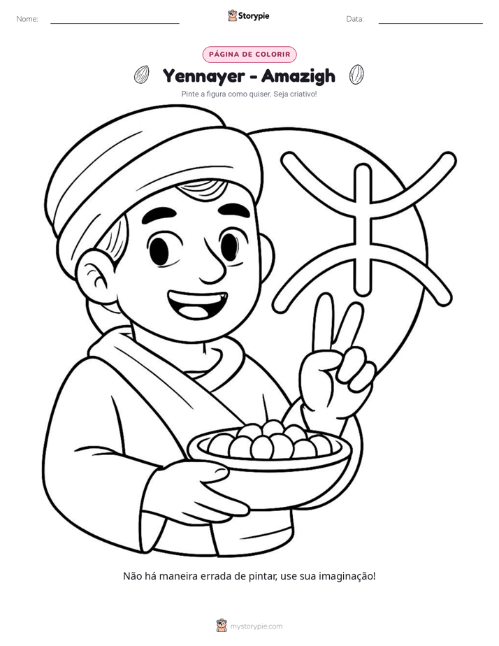 Página para colorir
