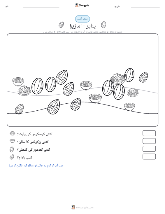 گنتی کا منظر