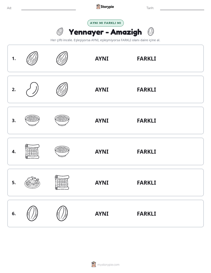 Aynı mı Farklı mı