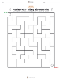 Xem trước tài liệu in sẵn Nochevieja - Tiếng Tây Ban Nha