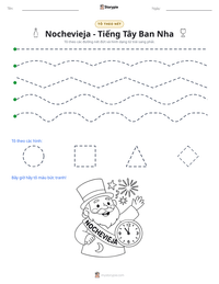Xem trước tài liệu in sẵn Nochevieja - Tiếng Tây Ban Nha