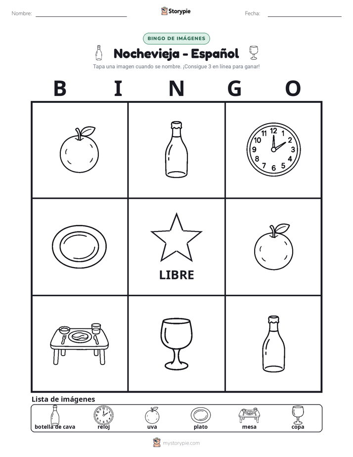 Bingo de Imágenes