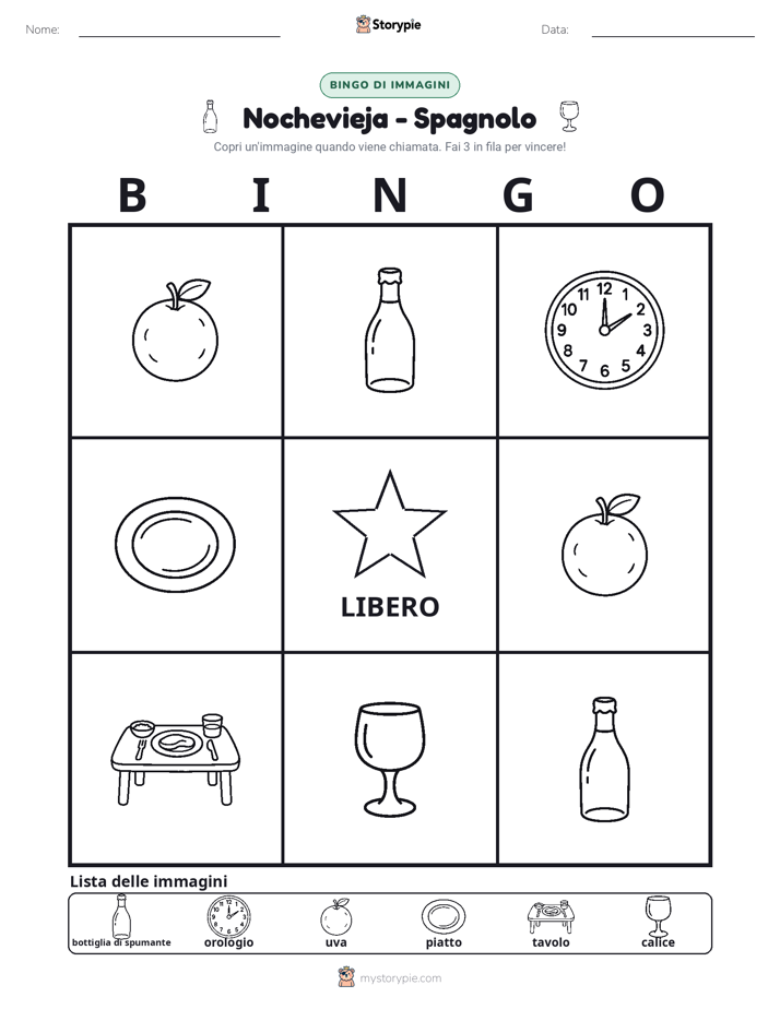 Bingo delle Immagini