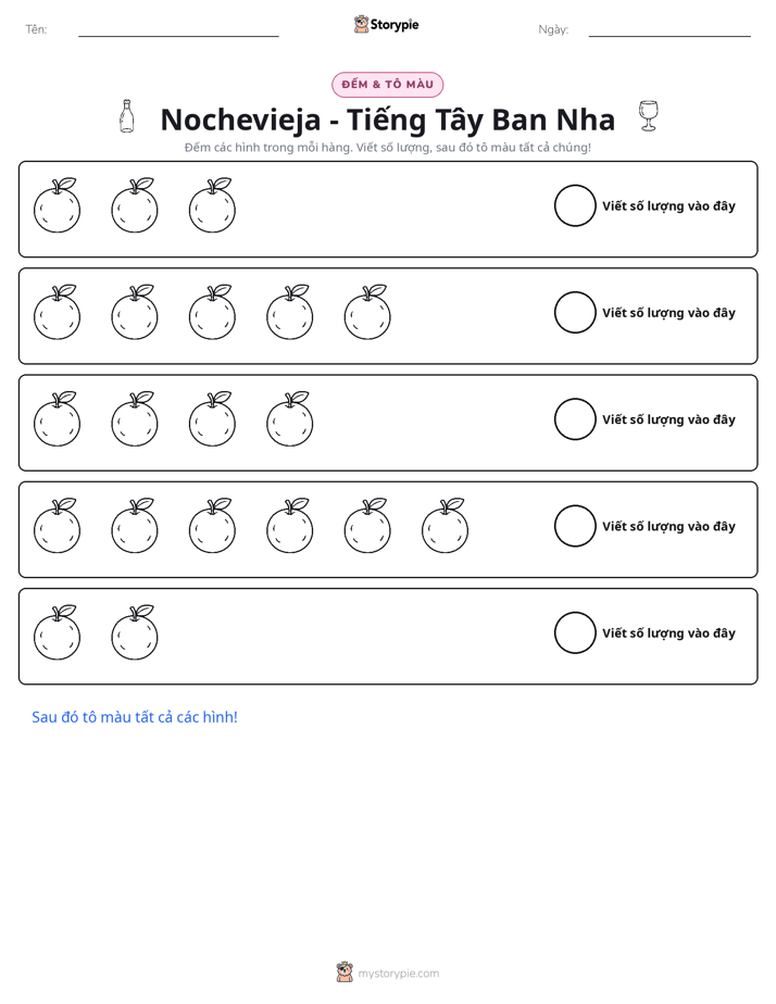 Đếm & Tô Màu