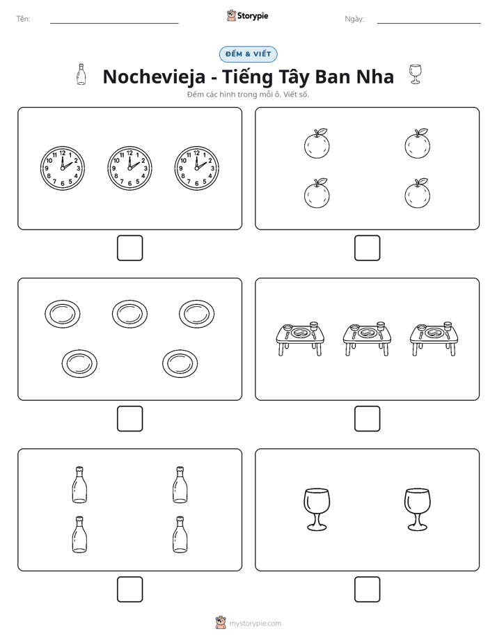 Đếm & Viết