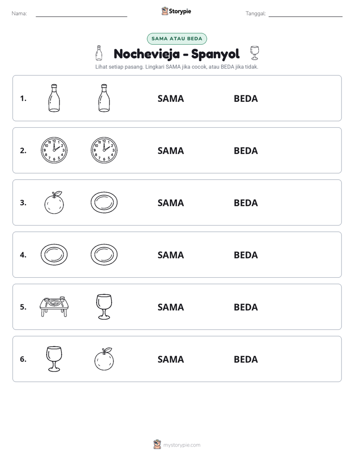 Sama atau Berbeda