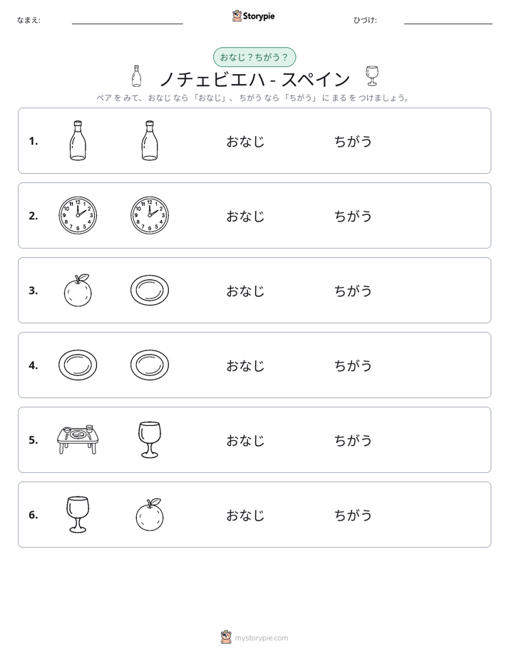同じか違うか