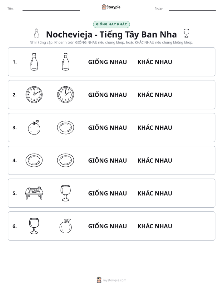 Giống Hay Khác