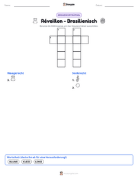 Réveillon - Brasilianisch druckbare Arbeitsblatt Vorschau