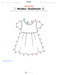 Réveillon - Brasilianisch druckbare Arbeitsblatt Vorschau