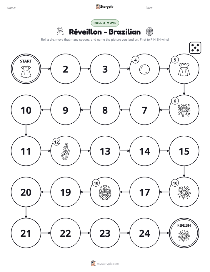 Roll & Move Game