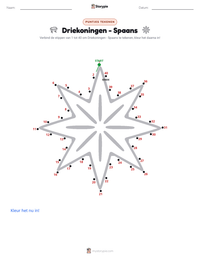 Driekoningen - Spaans afdrukbare werkblad voorbeeld