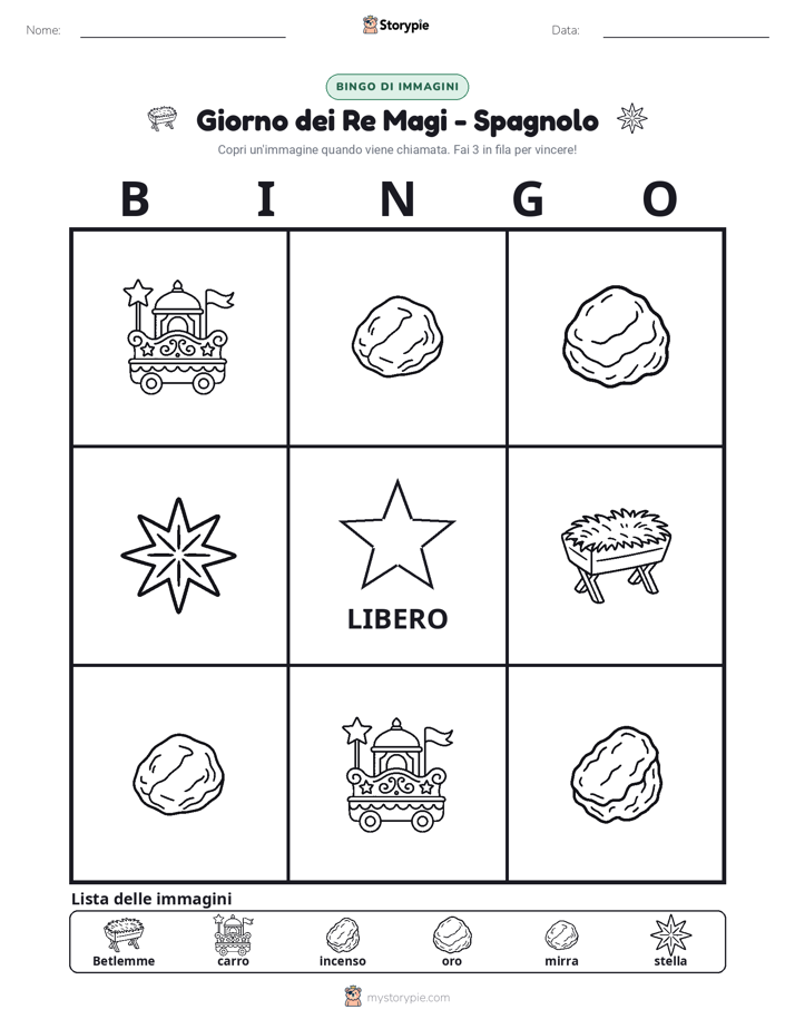 Bingo delle Immagini