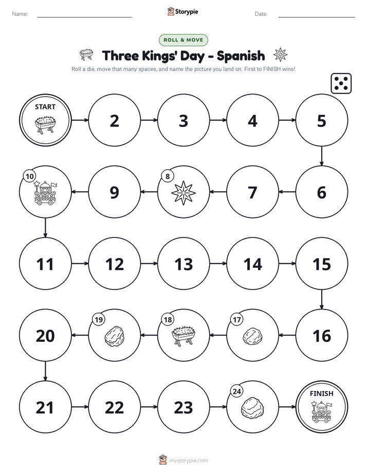 Roll & Move Game