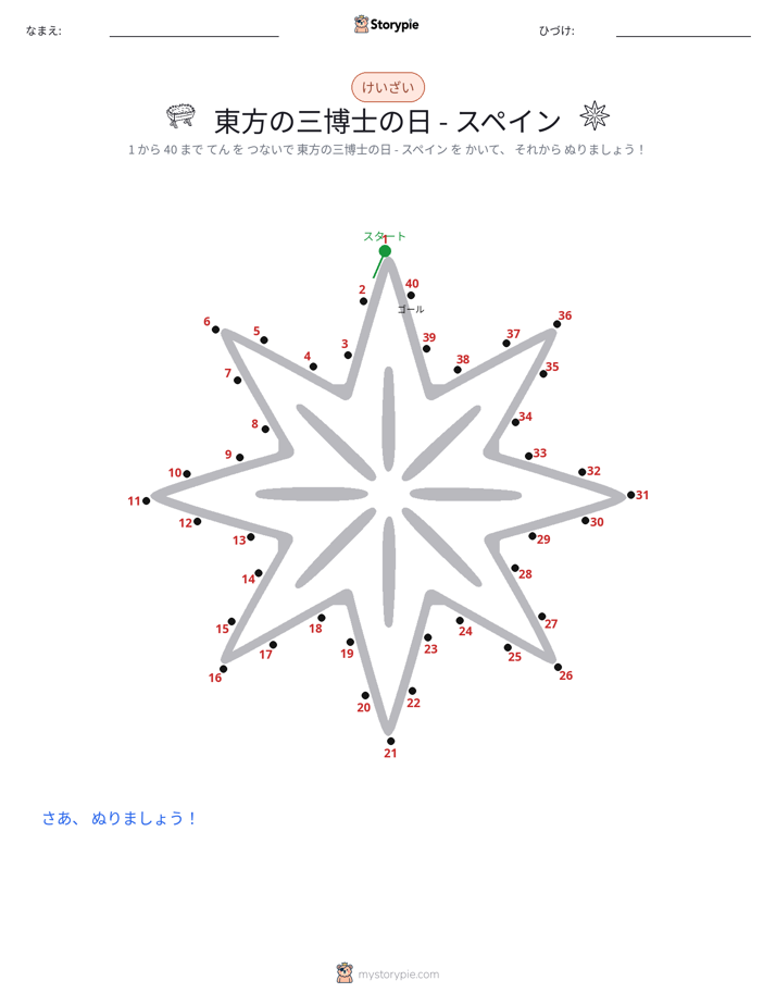 点つなぎ