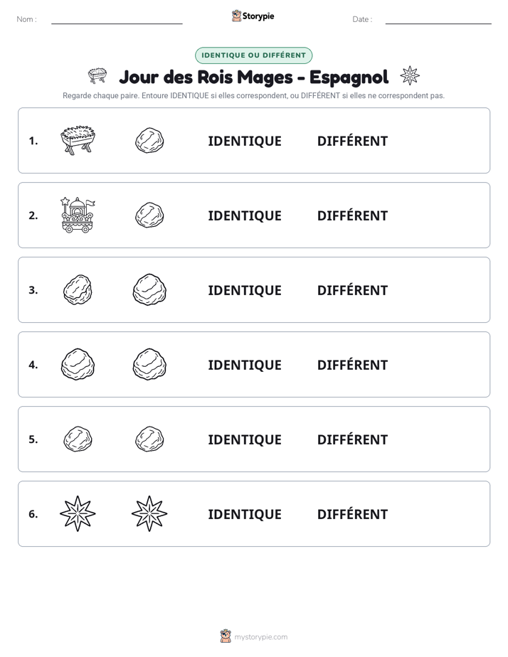 Identique ou Différent