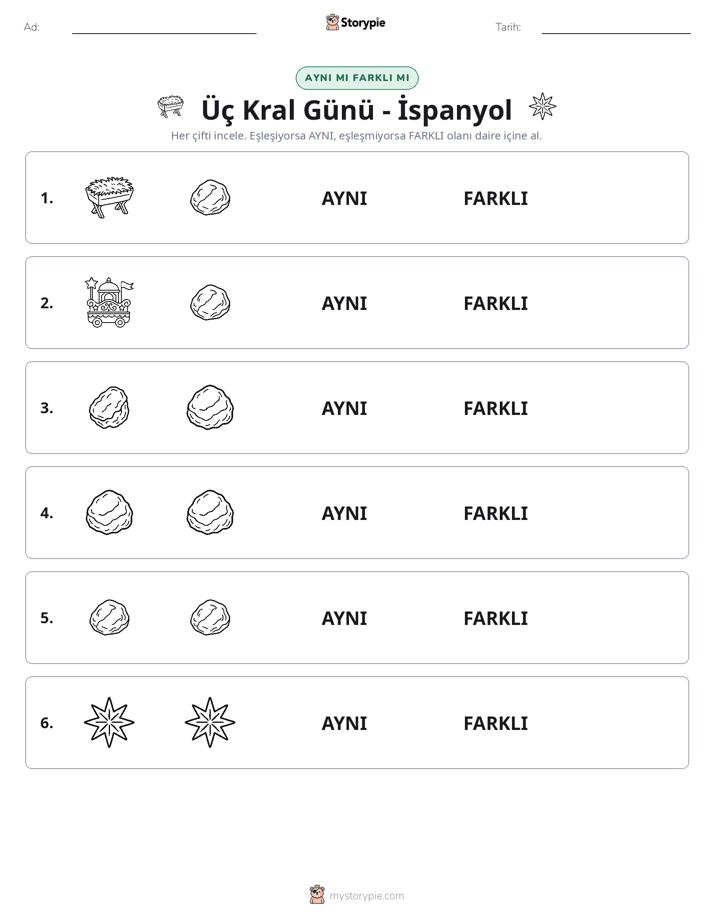Aynı mı Farklı mı