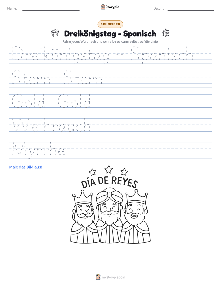 Schreibübung