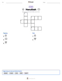 Xem trước tài liệu in sẵn Hanukkah