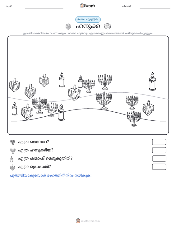 എണ്ണുന്ന ദൃശ്യങ്ങൾ