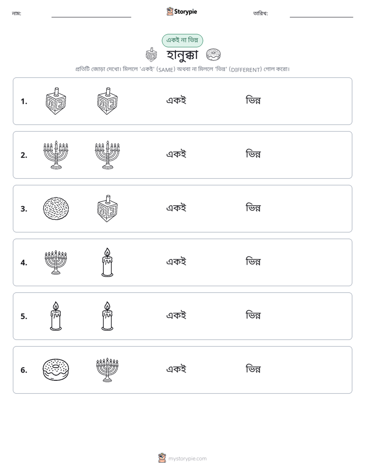 একই বা ভিন্ন