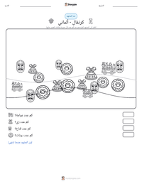 معاينة ورقة العمل القابلة للطباعة كرنفال - ألماني