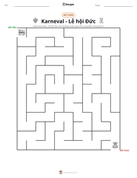 Xem trước tài liệu in sẵn Karneval - Lễ hội Đức