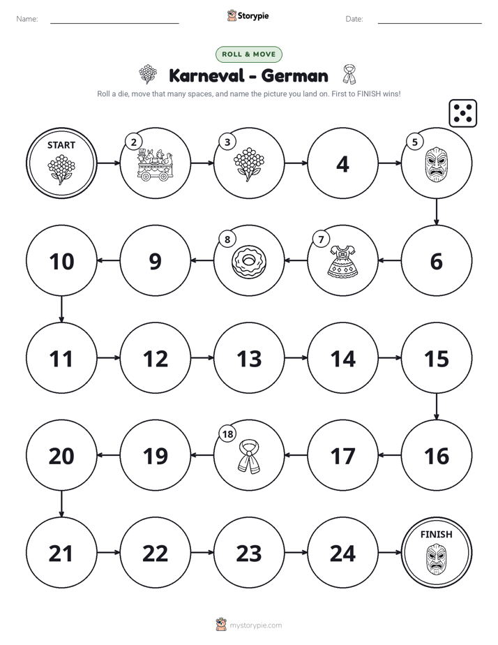 Roll & Move Game