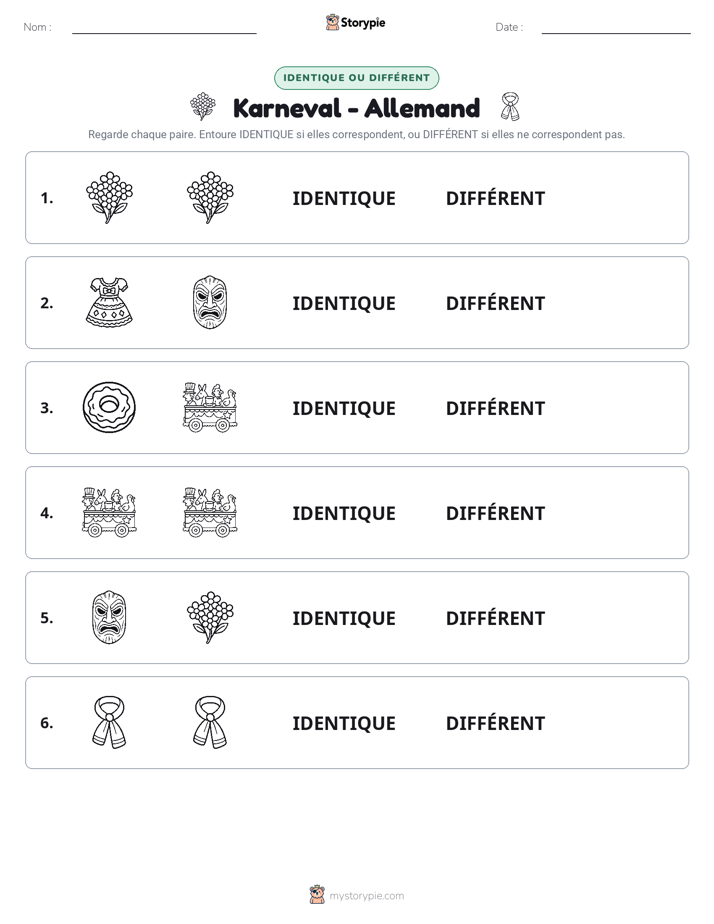 Identique ou Différent