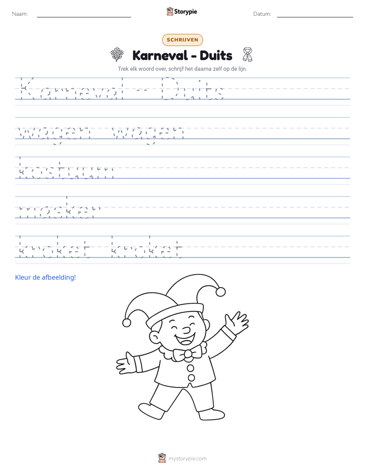 Schrijf Oefening