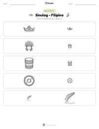 Sinulog - Filipino printable worksheet preview