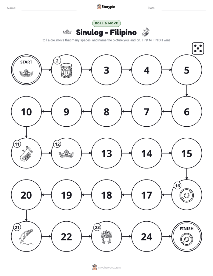 Roll & Move Game