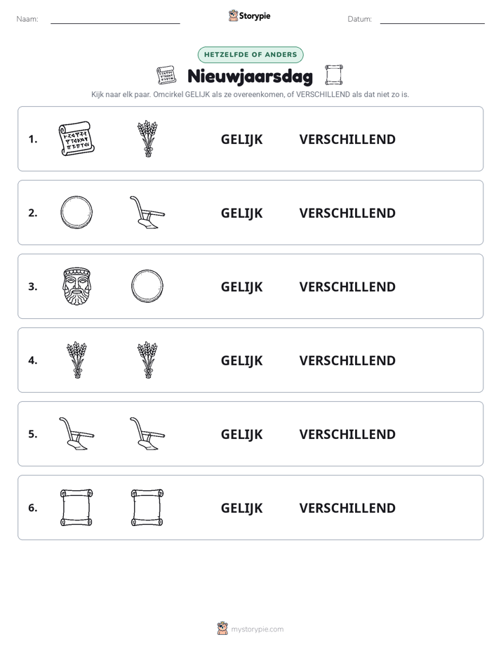 Zelfde of Verschillend