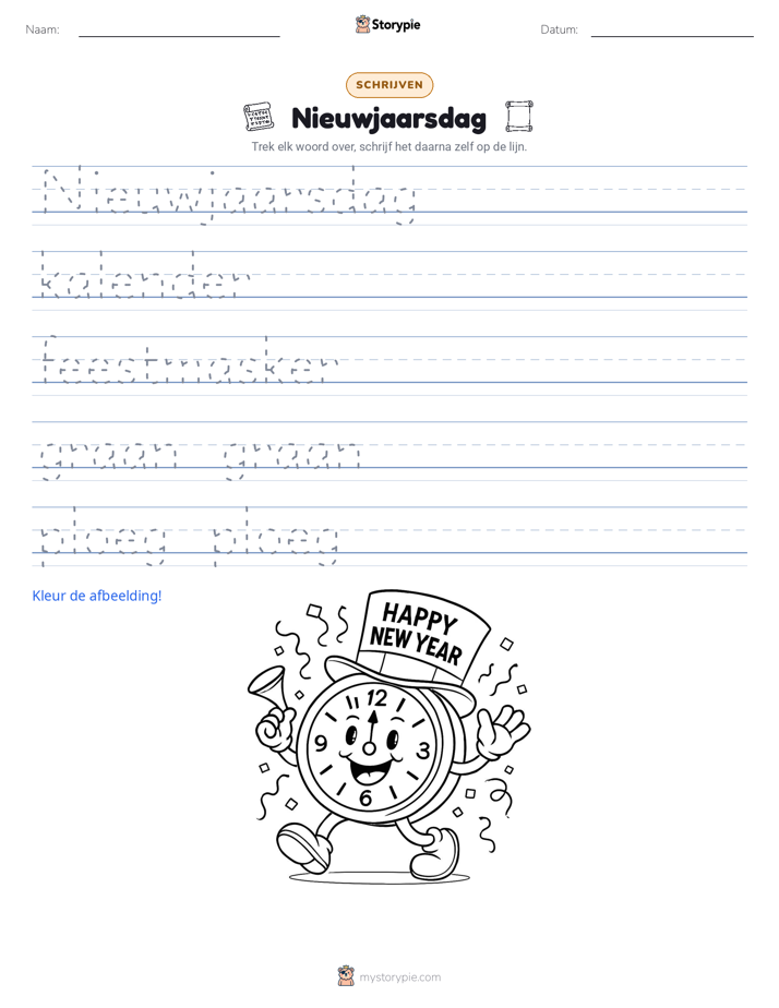 Schrijf Oefening