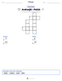 Andrzejki - Polish printable worksheet preview
