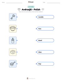 Andrzejki - Polish printable worksheet preview
