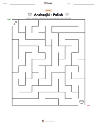 Andrzejki - Polish printable worksheet preview