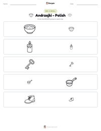 Andrzejki - Polish printable worksheet preview