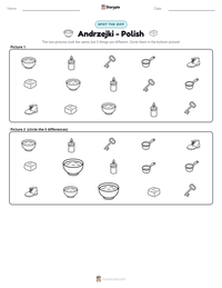 Andrzejki - Polish printable worksheet preview