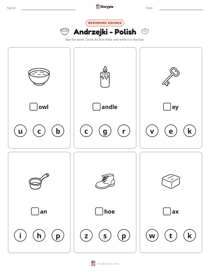 Beginning Sounds