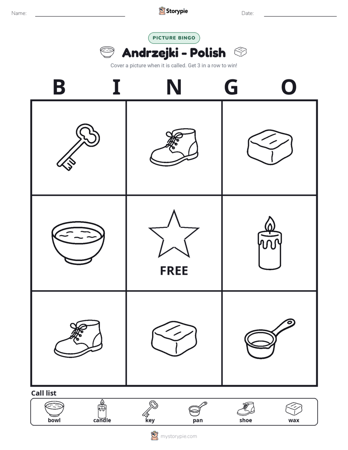 Picture Bingo