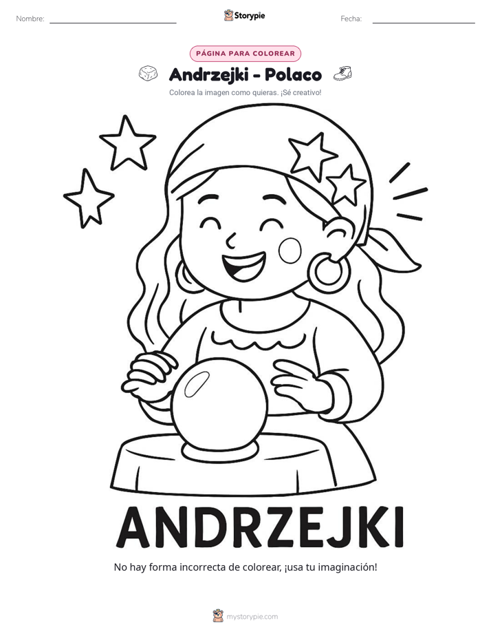 Página para Colorear