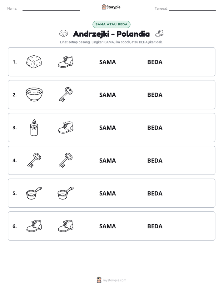 Sama atau Berbeda