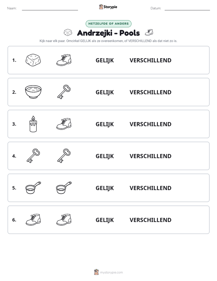 Zelfde of Verschillend