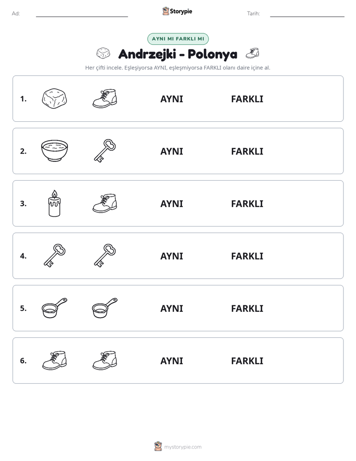 Aynı mı Farklı mı