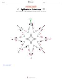 Anteprima della scheda stampabile di Epifania - Francese