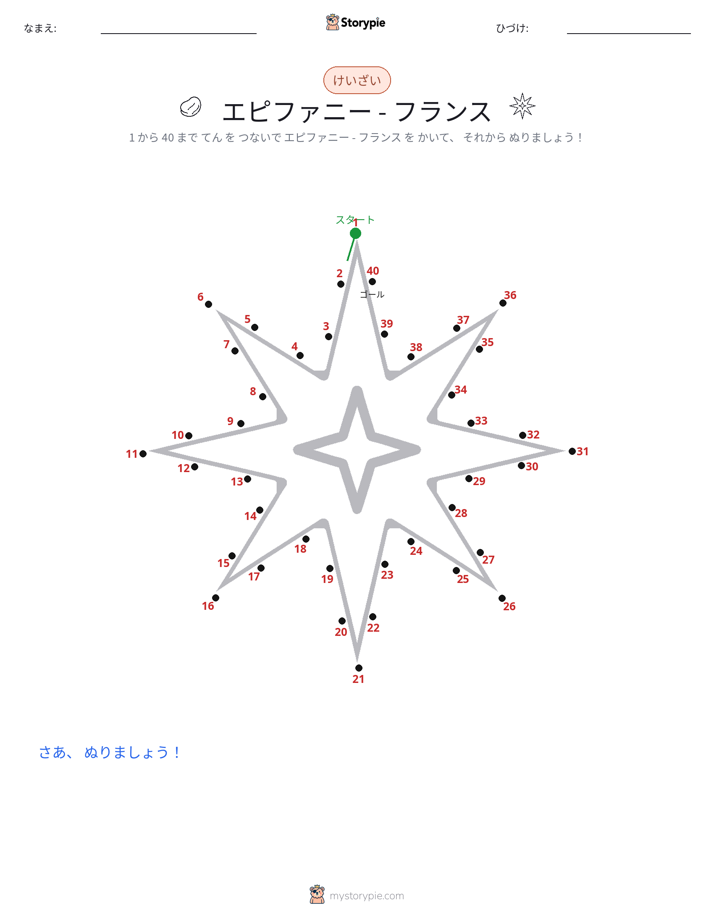 点つなぎ