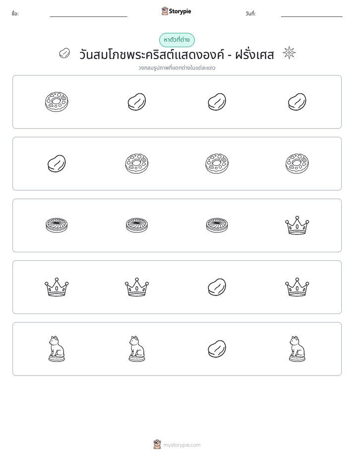 ตัวที่แตกต่าง