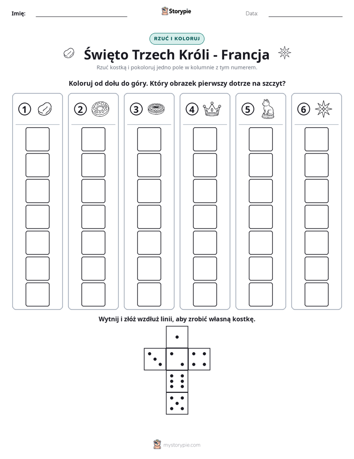 Rzuć i koloruj