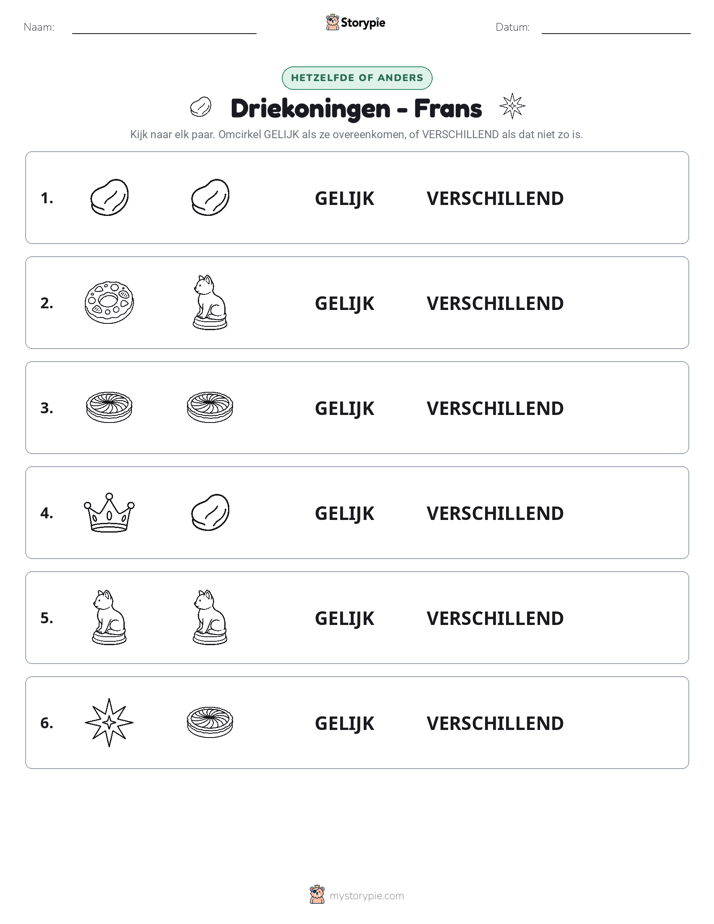 Zelfde of Verschillend